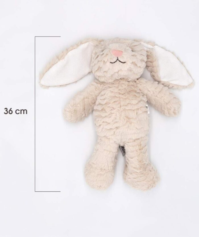 Mollis Hase Kuscheltier Baby (36cm groß) – Weiches Stofftier für Kinder & Babys – Kuschelha – Bild 4